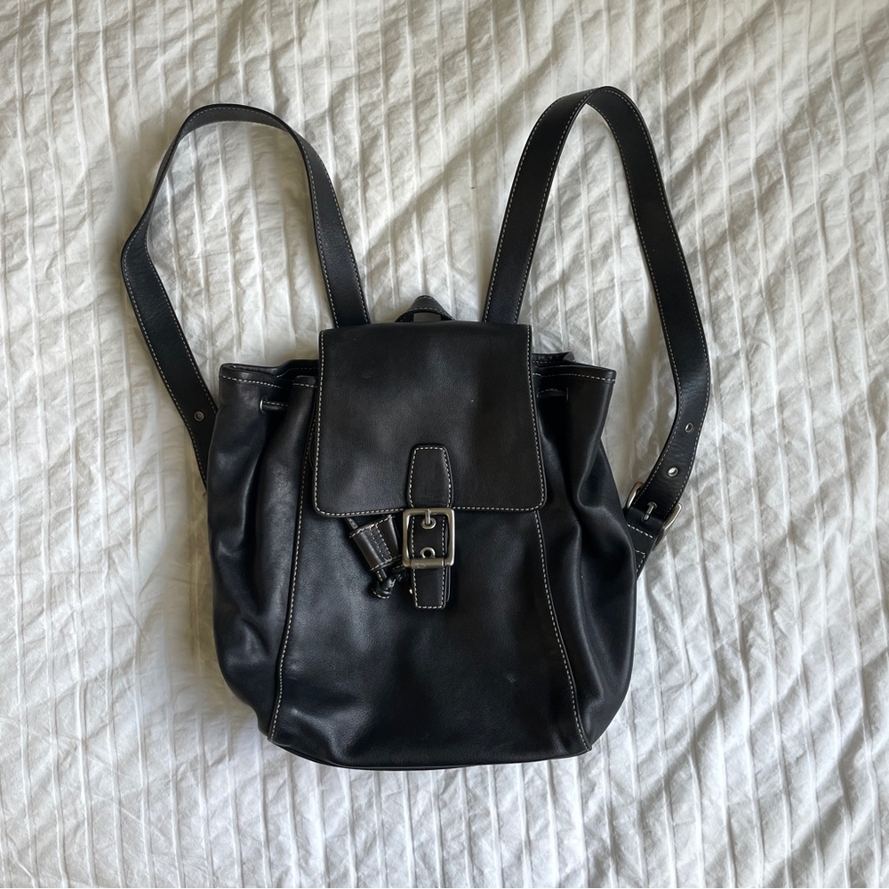 Vintage Coach Leather Backpack